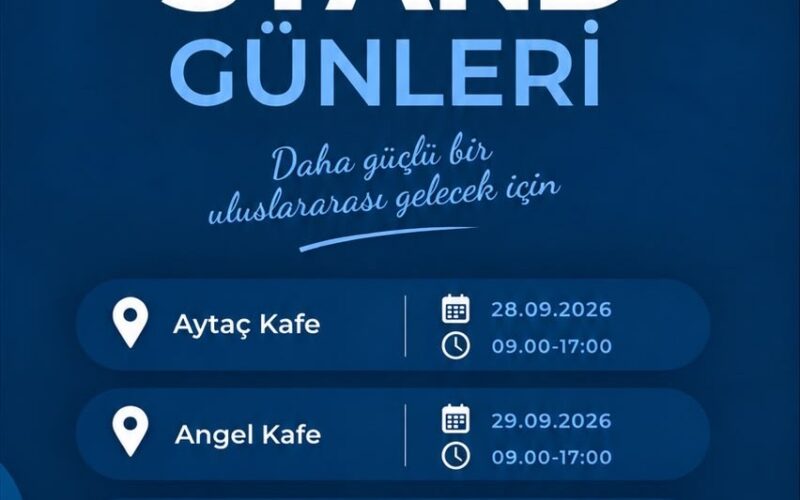 🌍YUİT Stand Günleri Başlıyor!